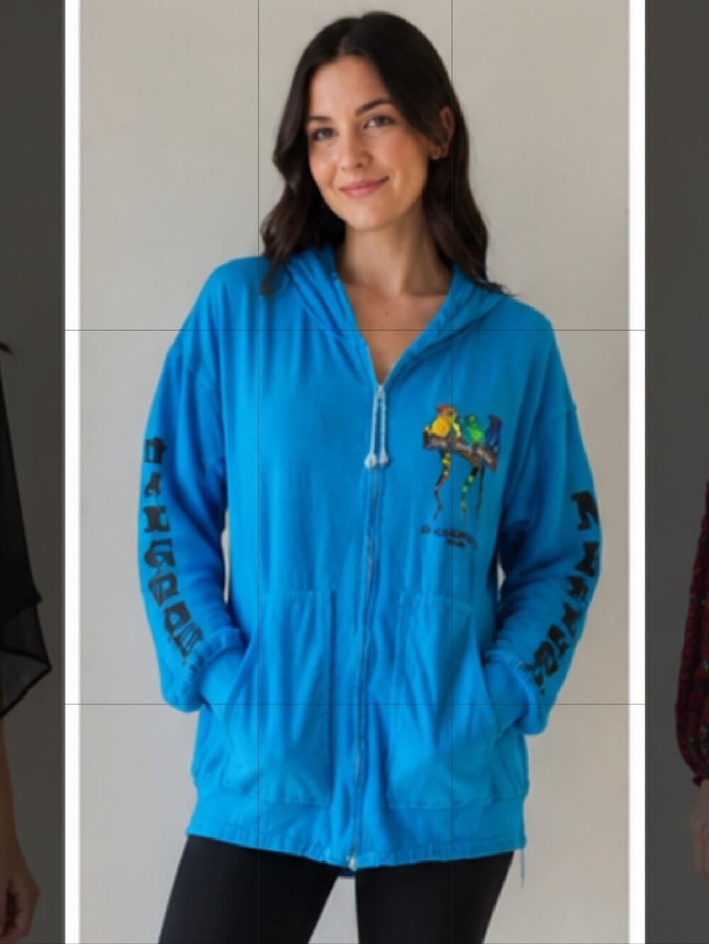 Blue Souveneir Hoodie From Mexico